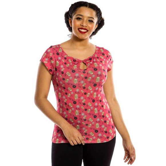 Lindy Bop Dido Jukebox Top - Picture 4 of 8